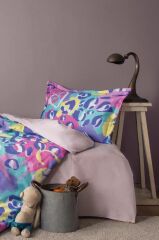 PINKY 210TC DİJİTAL BASKI PAMUK SATEN TEK KİŞİLİK NEVRESİM TAKIMI