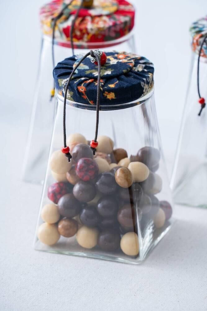 LACİVERT KAPAKLI CAM KAVANOZ 750ML