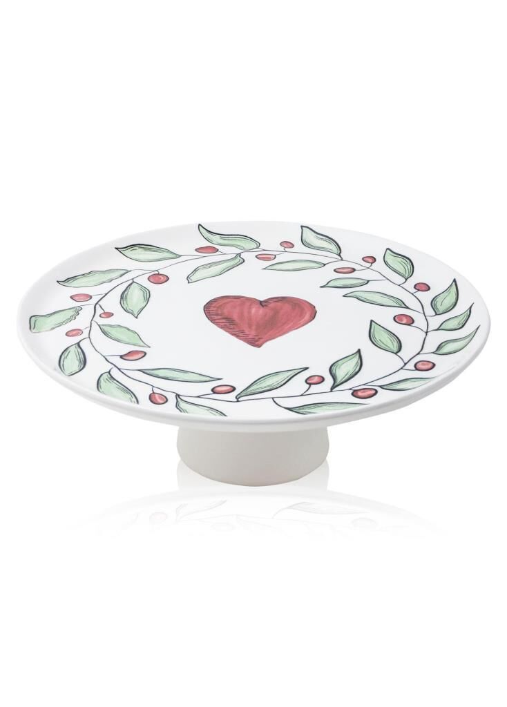 LUV AYAKLI SERVİS TABAK 10x30CM