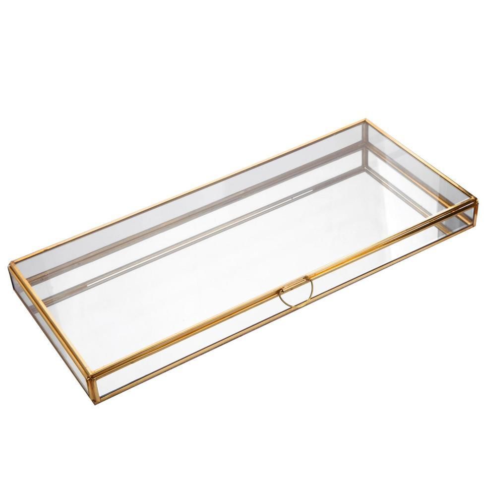 ALTIN DİKDÖRTGEN KUTU/DEKOR 50CM