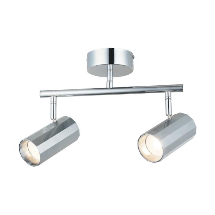 OKTANO KROM 2'Lİ PLAFONYER AVİZE