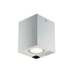 NETTO KROM KARE TEKLİ PLAFONYER AVİZE