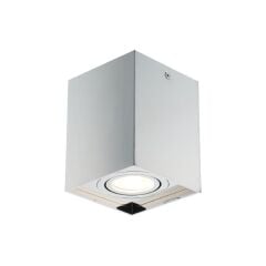 NETTO KROM KARE TEKLİ PLAFONYER AVİZE
