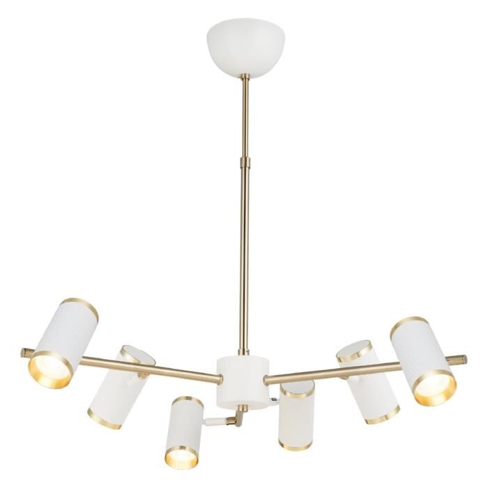 LUME BEYAZ ANTİK 6'LI AVİZE