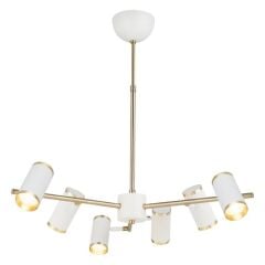 LUME BEYAZ ANTİK 6'LI AVİZE