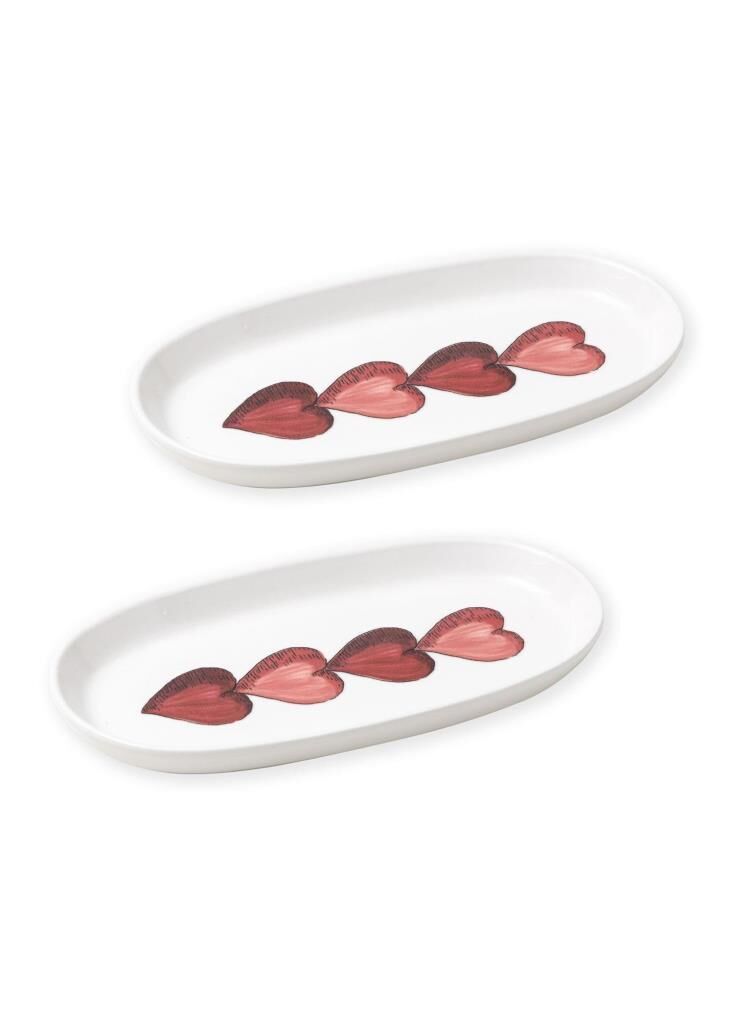 LUV 2'Lİ OVAL SERVİS TABAK 26CM