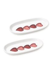 LUV 2'Lİ OVAL SERVİS TABAK 26CM