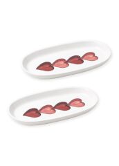 LUV 2'Lİ OVAL SERVİS TABAK 26CM