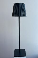 SİYAH DOKUNMATİK LEDLİ MASA LAMBASI 40CM