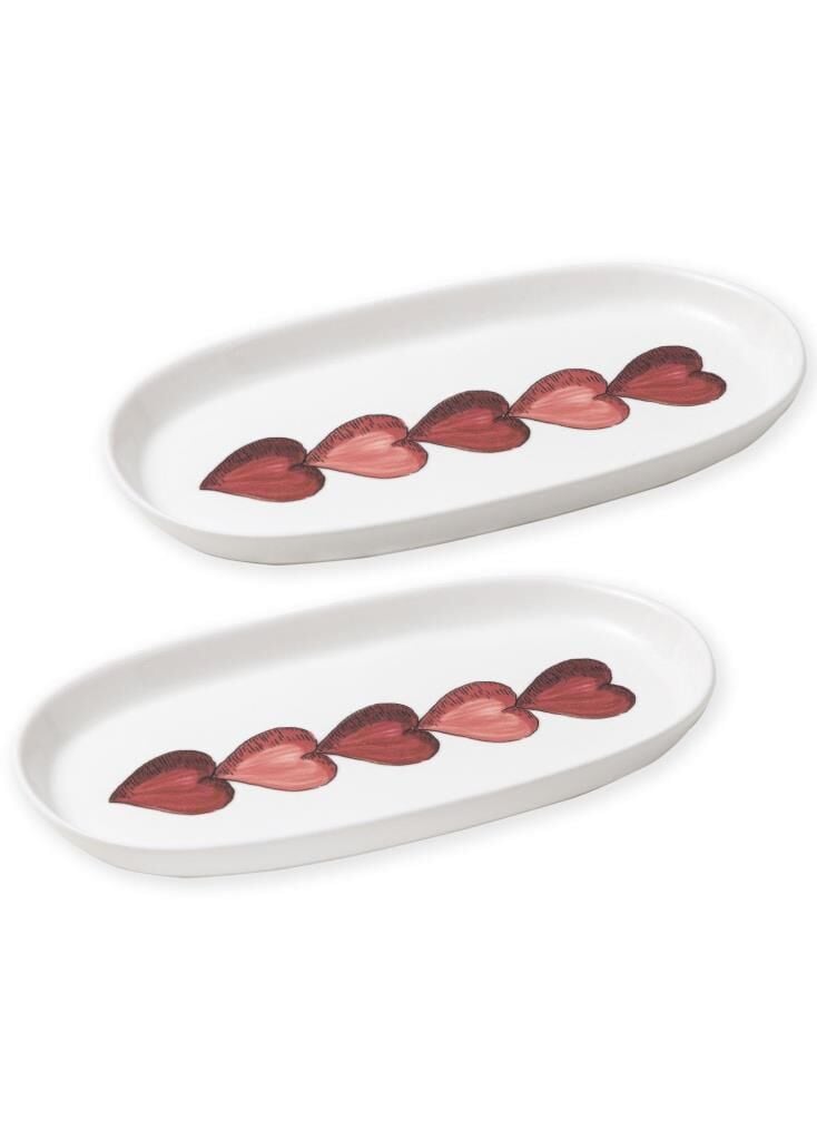 LUV 2'Lİ OVAL KAYIK TABAK 29CM