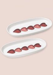 LUV 2'Lİ OVAL KAYIK TABAK 29CM