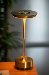 ALTIN DOKUNMATİK LEDLİ MASA LAMBASI 27CM