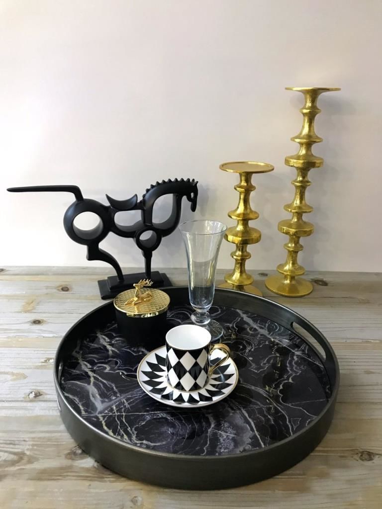 DÖKÜM KÜÇÜK ESKİTME GOLD MUMLUK