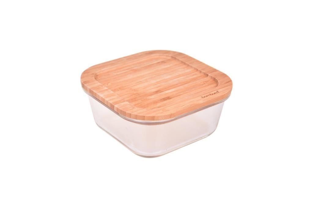 Lavi - Kare Cam Saklama Kabı 520ml