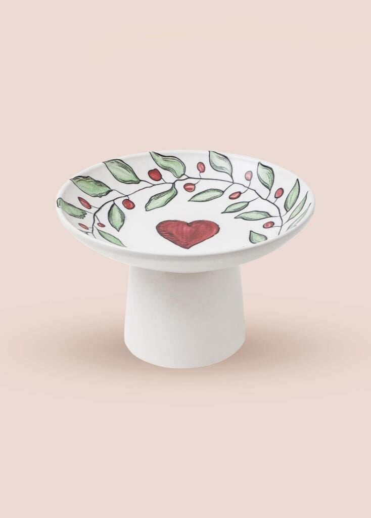 LUV AYAKLI SERVİS TABAK 20CM