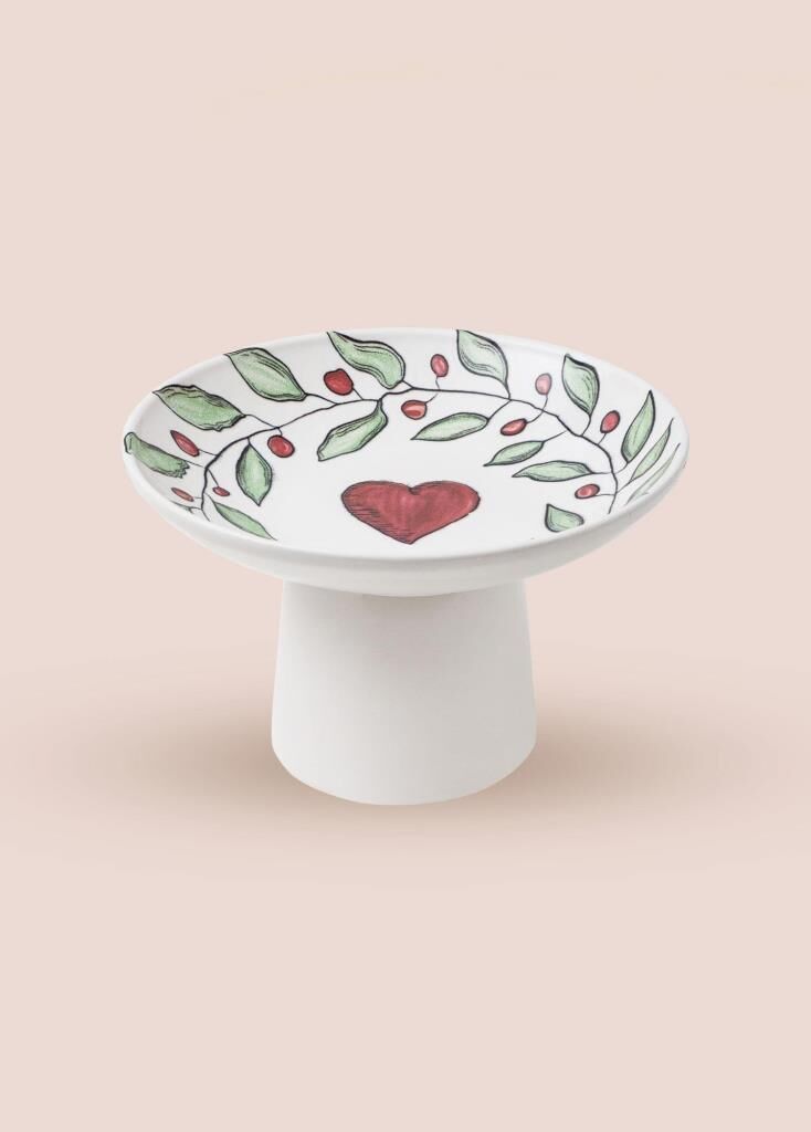 LUV AYAKLI SERVİS TABAK 20CM
