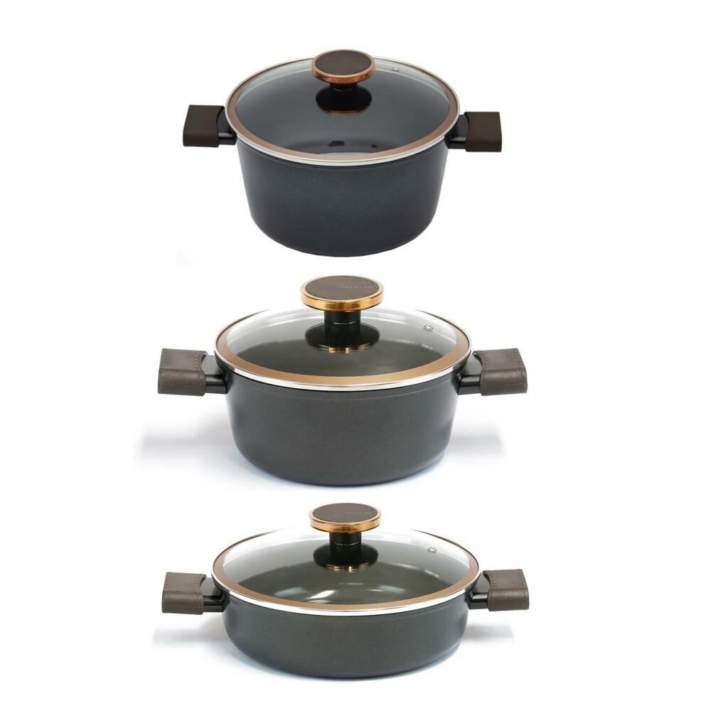 NOBLESS ALÜMİNYUM 6 PARÇA TENCERE SETİ