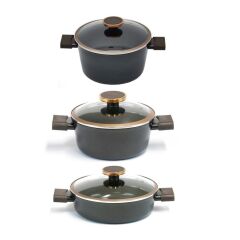 NOBLESS ALÜMİNYUM 6 PARÇA TENCERE SETİ