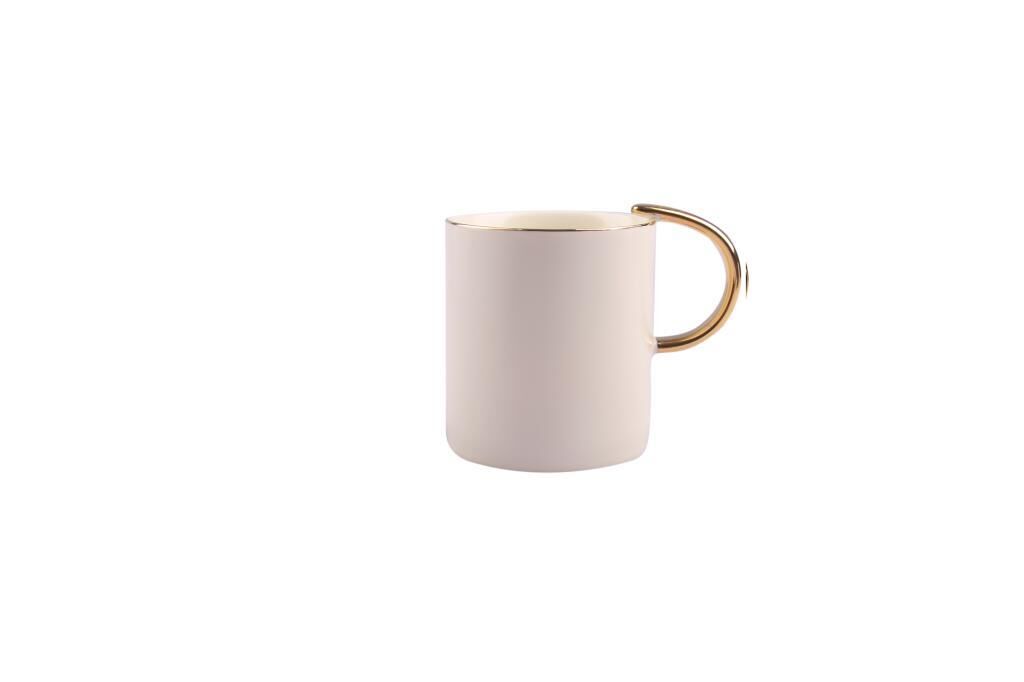 ARCHER BEYAZ PARLAK ALTIN KUPA