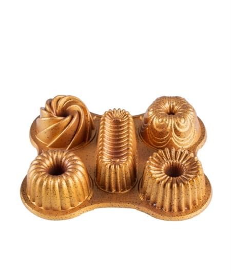 GOLD MUFFY 5'Lİ KEK KALIBI