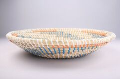 HASIR DUVAR SÜSÜ TURUNCU MAVİ 40CM