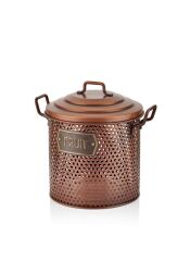 BAKIR METAL MEYVE SEPETİ 30CM