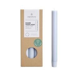 EL YAPIMI İTALYAN ŞAMDAN MUMU MAVİ 20CM