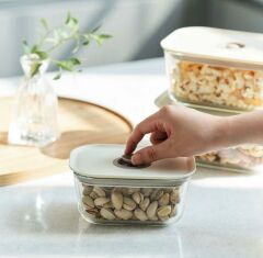 FİKA CLIK BEJ SAKLAMA KABI 1380 ML