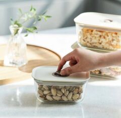 FİKA CLIK BEJ SAKLAMA KABI 1380 ML