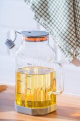 LUME GRİ CAM YAĞDANLIK 800ML