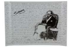 ATATÜRK DESEN TEPSİ 35x26cm