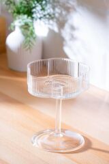 AYAKLI CAM TEKLİ KUP/ŞEKERLİK 150ML