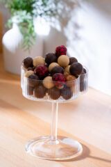 AYAKLI CAM TEKLİ KUP/ŞEKERLİK 150ML