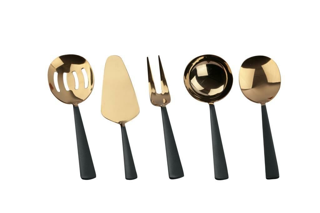 PİCASA GOLD BLACK 5 PARÇA SERVİS SETİ