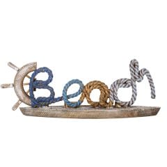 AHŞAP PANO 'BEACH' 50x19cm