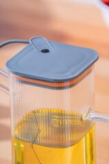 LUME GRİ CAM YAĞDANLIK 750ML