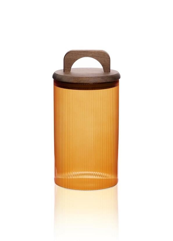 AKASYA AMBER KULPLU CAM KAVANOZ 1000ML