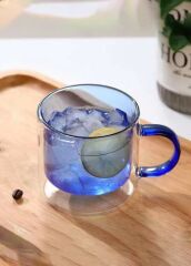 GRİ ÇİFT CİDARLI KUPA 250ML
