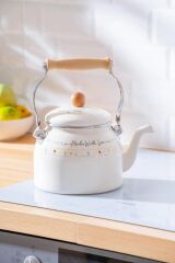 MADE WITH LOVE EMAYE AHŞAP KULPLU DEMLİK