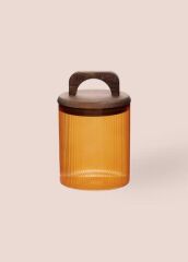 AKASYA AMBER KULPLU CAM KAVANOZ 700ML