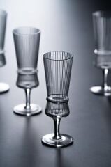 AYAKLI CAM 6 KİŞİLİK KAHVE YANI KADEH