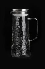 BOROSİLİKAT CAM YUVARLAKİ SÜRAHİ 1300ML