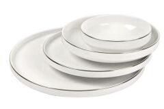GÜMÜŞ MODERN 6 KİŞİLİK 24 PARÇA YEMEK TAKIMI