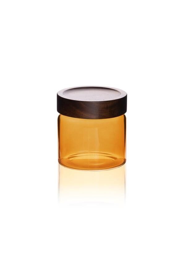 AKASYA AMBER YUVARLAK CAM KAVANOZ 500ML