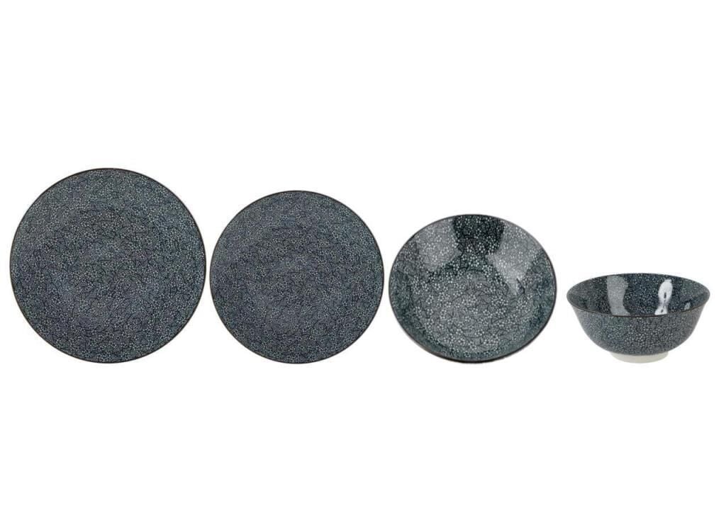 OLD FASHION PETROL 6 KİŞİLİK 24 PARÇA YEMEK TAKIMI