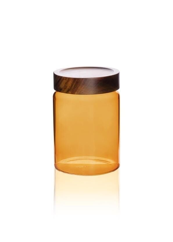 AKASYA AMBER YUVARLAK CAM KAVANOZ 850ML