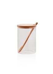 BAMBU KAPAKLI CAM KAVANOZ 550ML