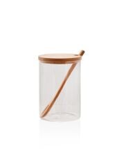 BAMBU KAPAKLI CAM KAVANOZ 550ML