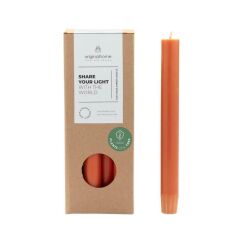 EL YAPIMI İTALYAN ŞAMDAN MUMU KİREMİT 20CM