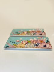 FULL BLOOM 2'Lİ DİKDÖRTGEN SUNUM TABAK 30,5CM